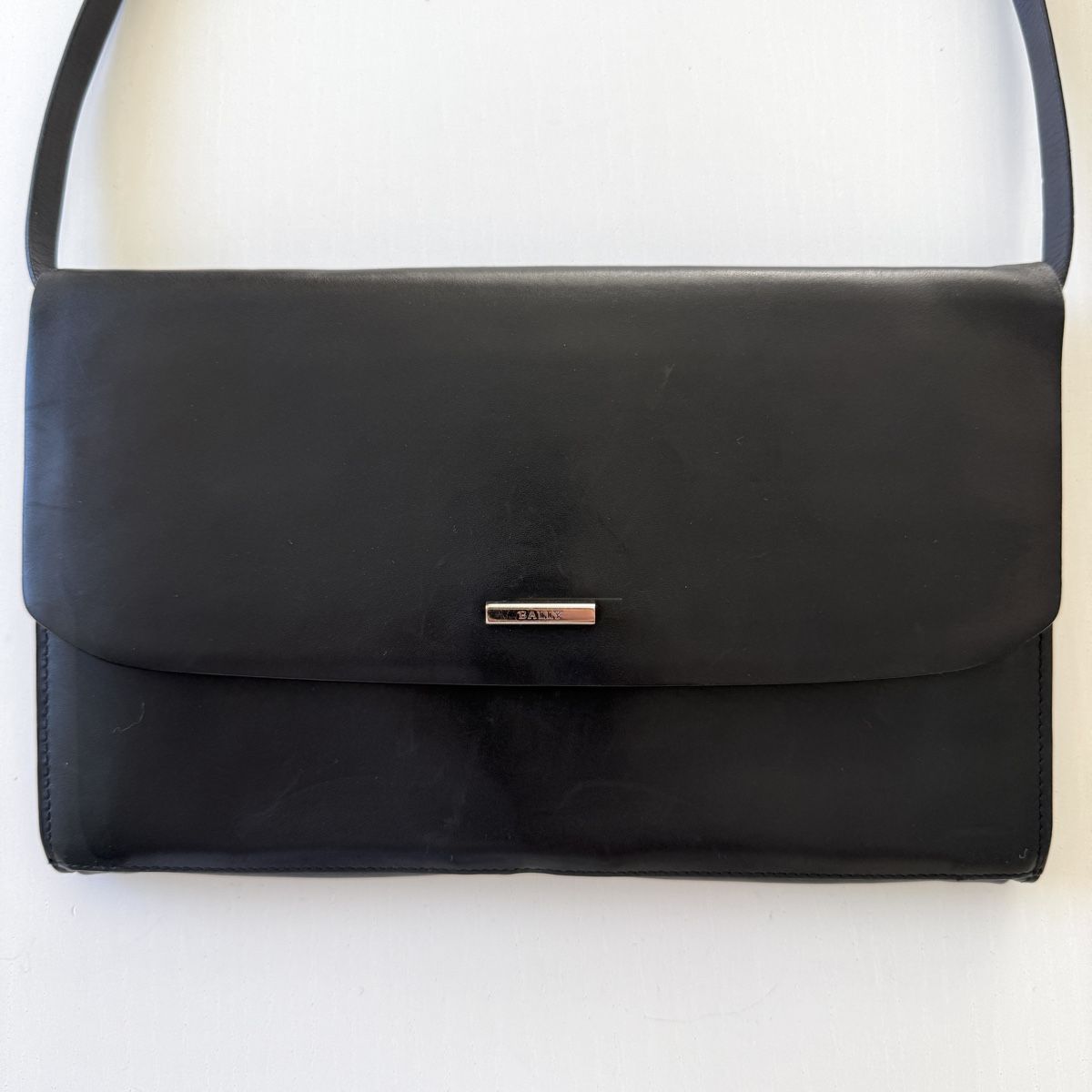 Bally Borse da donna: BALLY Black Leather Double Pocket Flap Shoulder Bag – Usato da Emmen venduto da Avviivva_Com2023 2
