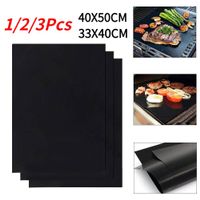 ✅ NEU BBQ Grillmatte Antihaft Grillmatten - 3stk