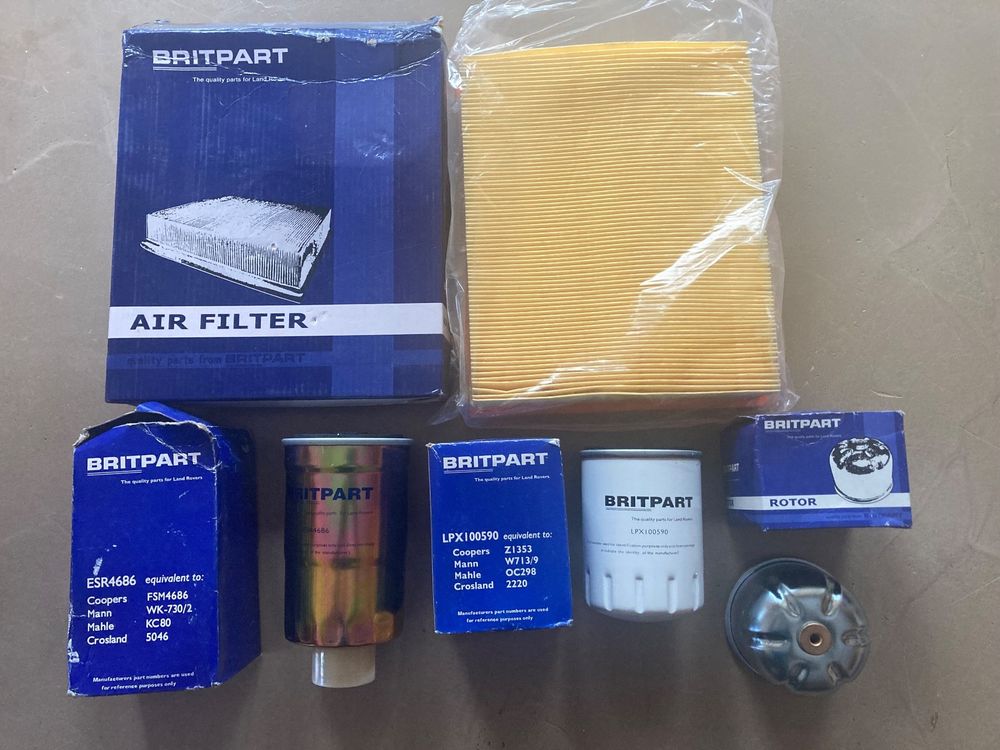 Kit De Servicio Britpart Para Land Rover Defender 300Tdi 1990-1998