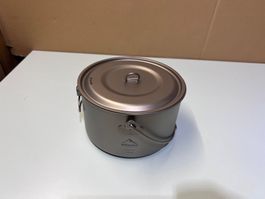 Neu Titan Pot 1.9l Hängetopf Kochkessel Feuerkessel Widesea