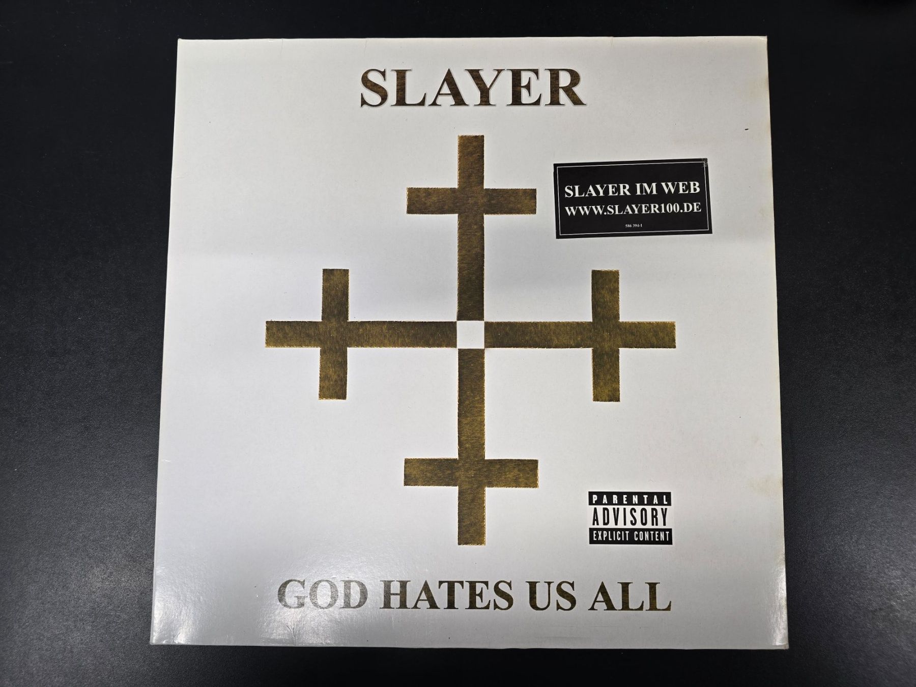 Dischi in vinile: Slayer GOD HATES US ALL Original – Usato da Volketswil venduto da Rotfuss