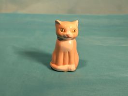 Katze, Lüber, Porzellan, H: 5cm