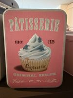 Blechdose Cupcake Patisserie 1925 Original Recipe