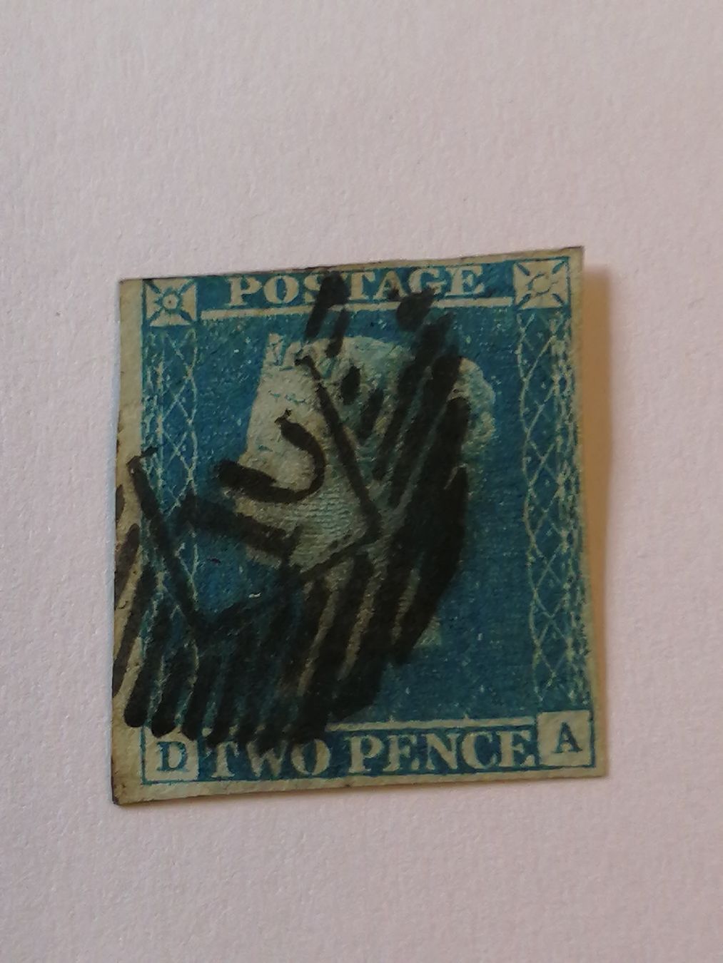 Tous les timbres: Two Pence Blue 1841, Platte 3 – D'occasion à Happerswil par tschergi