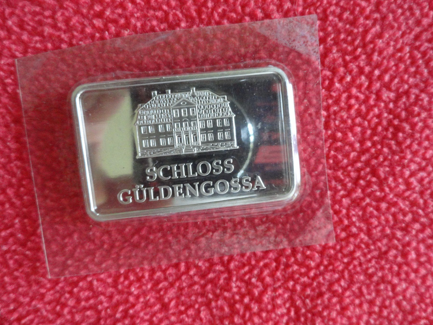 Metalli preziosi: 1 UNZE FINE SILVER - SCHLOSS GÜLDENGOSSA – Nuovo e nell'imballaggio originale da Gerlafingen venduto da Shiva_74 4