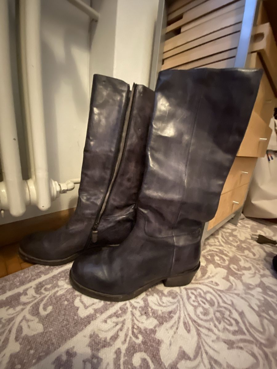 Scarpe da donna: Cooler Lederstiefel Gr.41 – Nuovo (secondo la descrizione) da Möhlin venduto da Nelsson 1