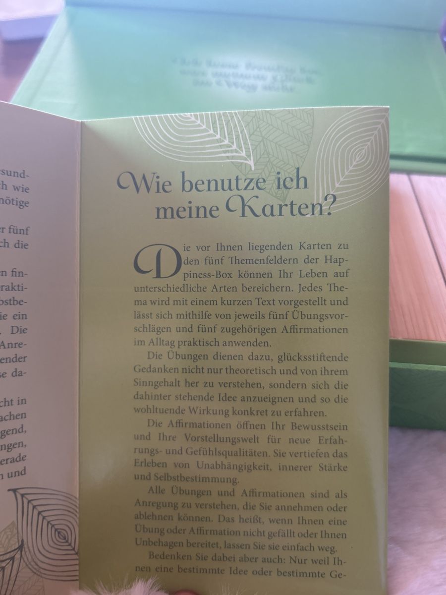 Autres fournitures scolaires: Affirmationskarten ( Persönlichkeitsentwicklung) – D'occasion à Hohenrain par mys_w9nk 3