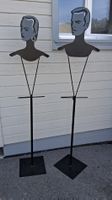 2 Schaufensterpuppen Metall Silhouette Set gebraucht