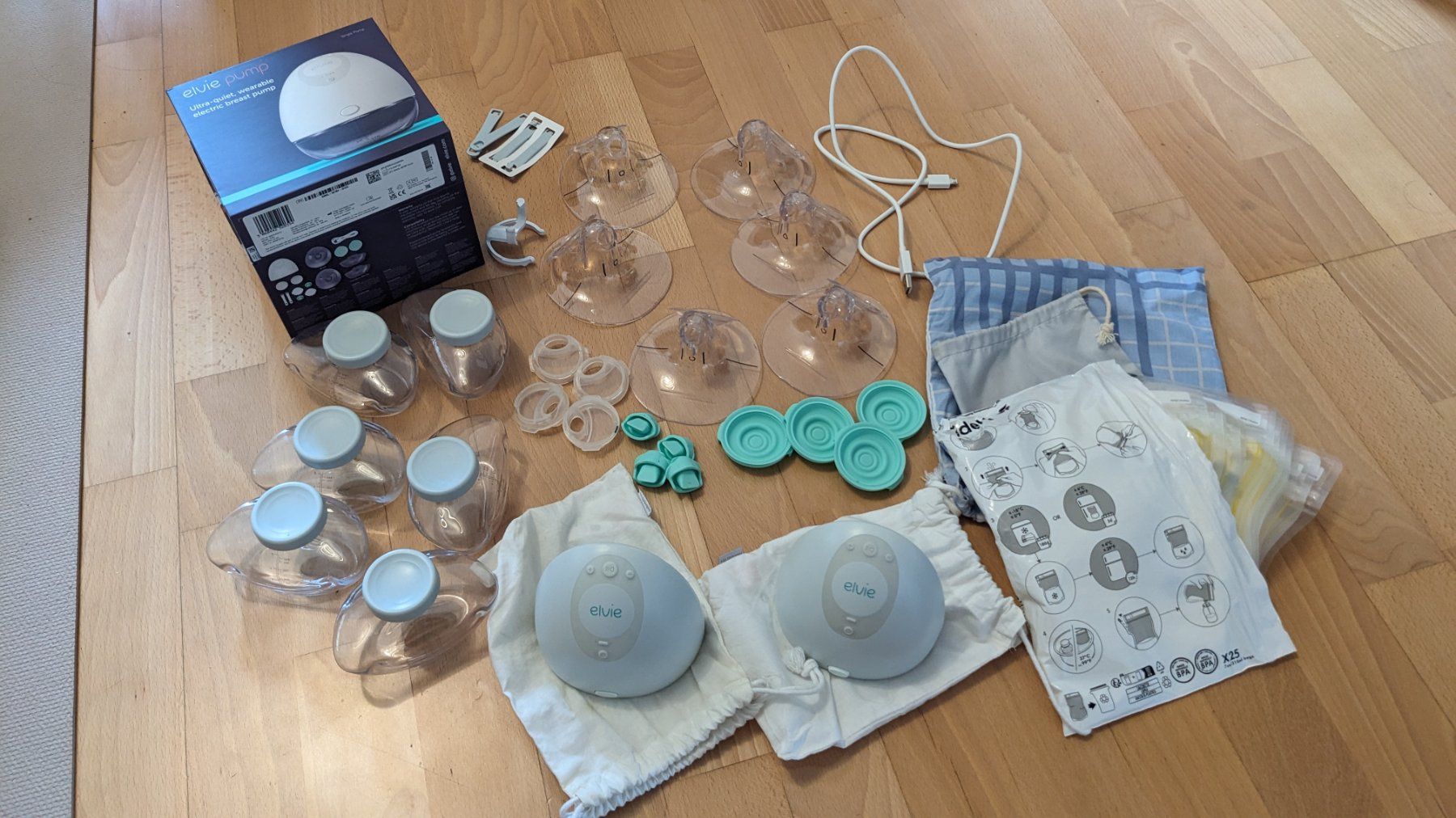 Elvie Accessoires pour allaitement: Zwei Elvie Einzelpumpen – D'occasion à Zürich par julia513