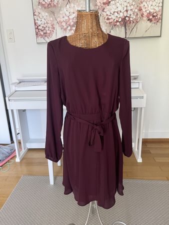 elegantes, weinrotes Kleid, 36, Vila🍂