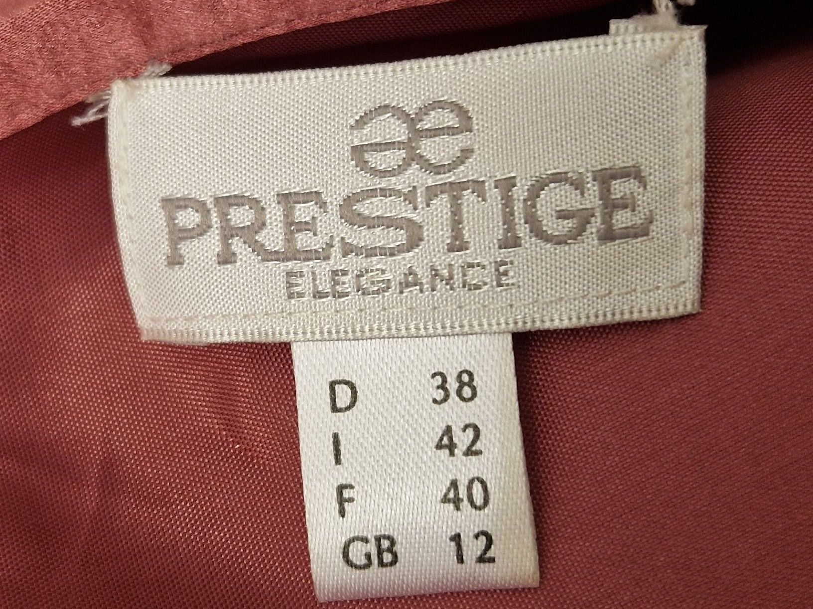 Vestiti: PRESTIGE ELEGANCE 100% Seide Kleid in Rosa – Usato da Wettingen venduto da mor_76q7 3