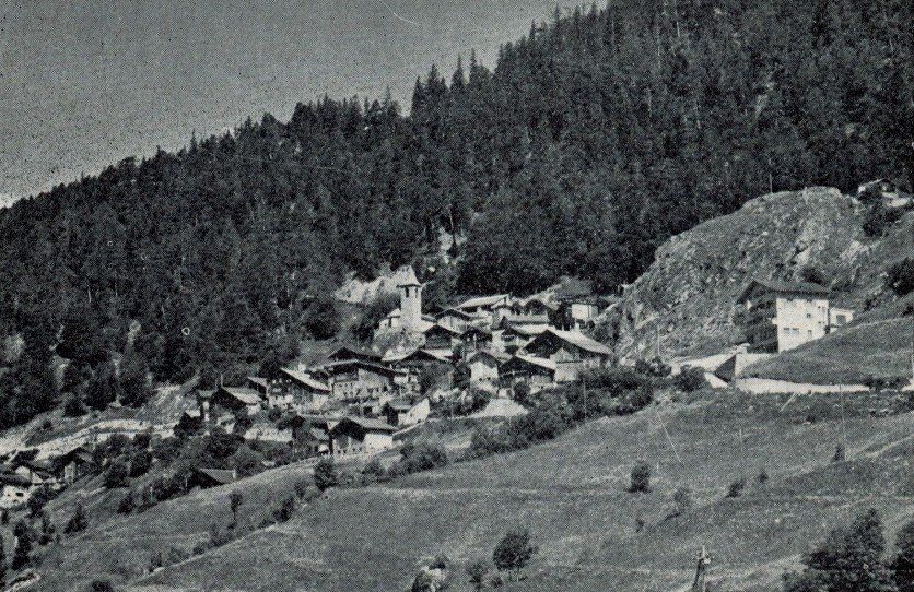 Cartoline postali: Feschel  VS  /  Guttet  /  Wyler  /  Grächmatten    um 1969 – Usato da Brig venduto da Valcards54 3