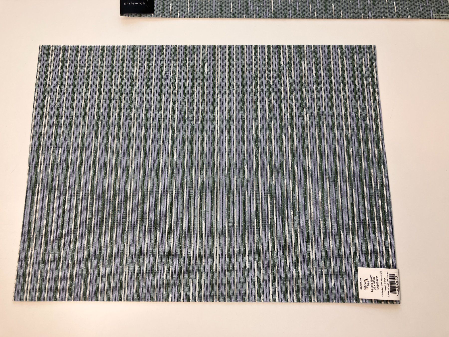 Sottobicchieri: 4 Stk. Tischset Chilewich Pepper Mint 36 x 48cm – Nuovo e nell'imballaggio originale da Dietikon venduto da TMP_ZH 5