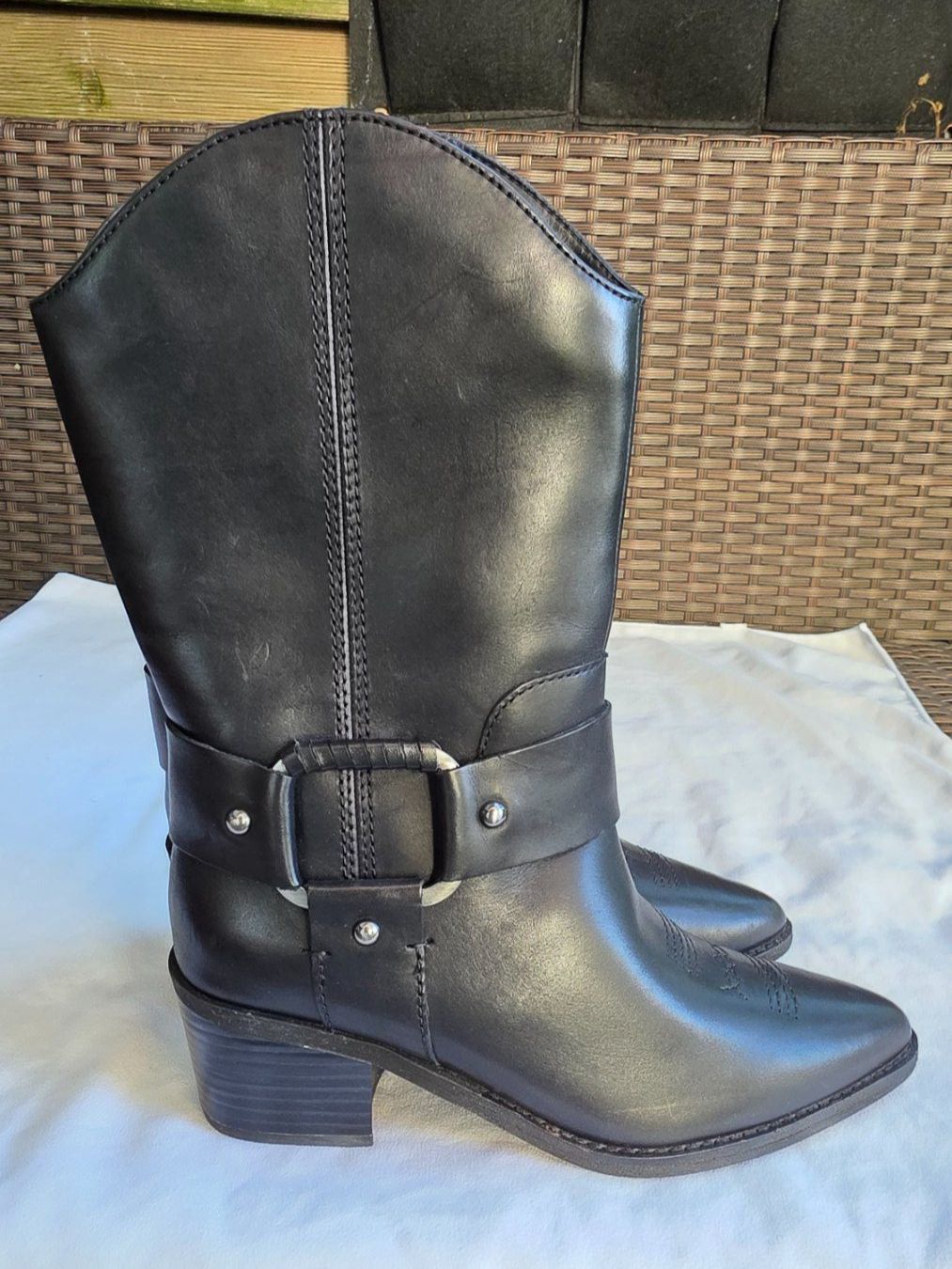 Clarks Scarpe da donna: Clarks Narrative Western- / Leder Grösse  37 – Nuovo (secondo la descrizione) da Diepoldsau venduto da Kaufrausch82