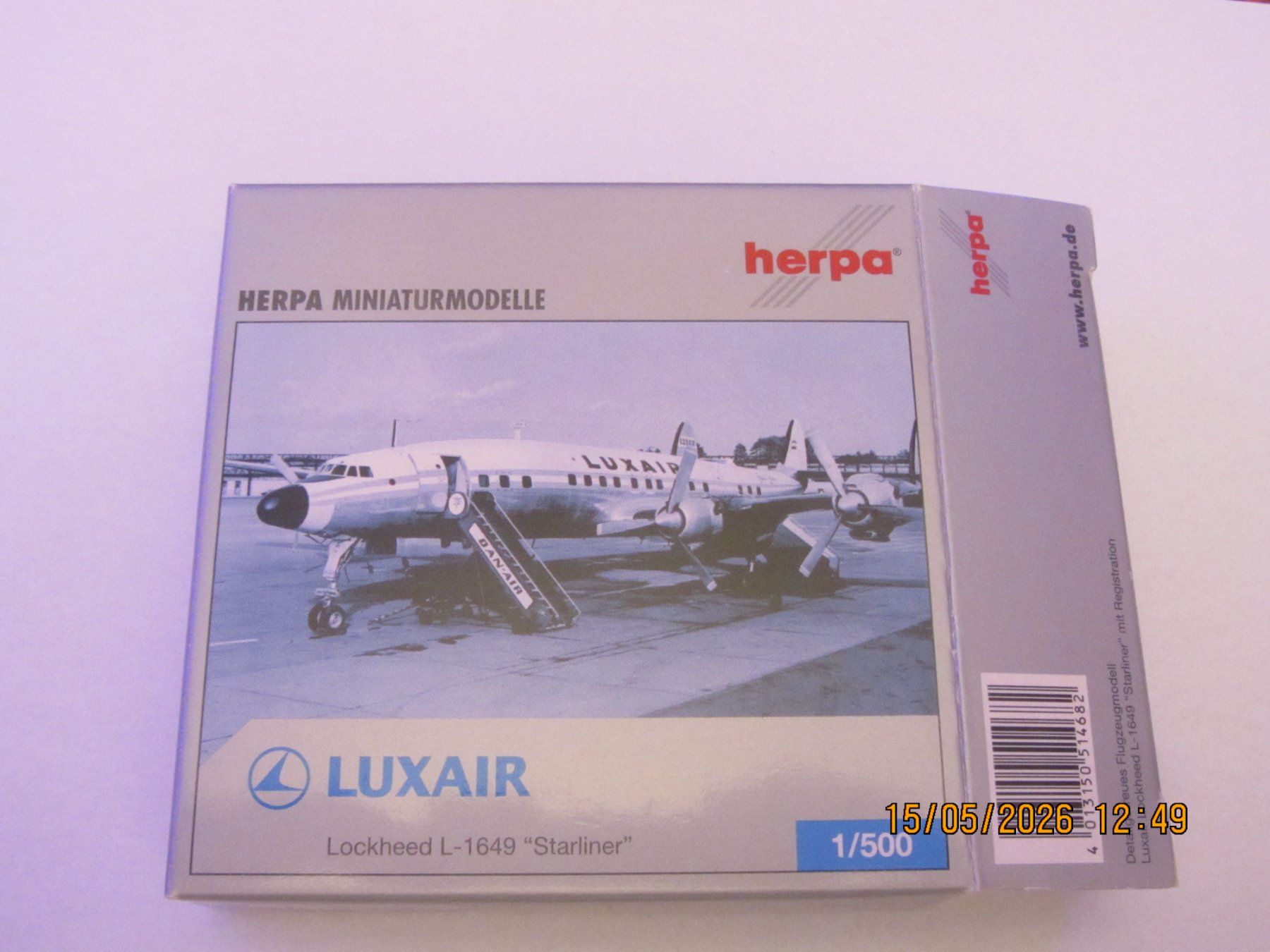 Herpa Kit di modellismo & Modellini statici: Herpa Lockheed L-1649 "Starliner" 1:500 – Nuovo e nell'imballaggio originale da Kirchberg BE venduto da sonne88