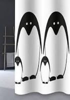Duschvorhang Teflongesch.-PINGUIN-180X200 CM