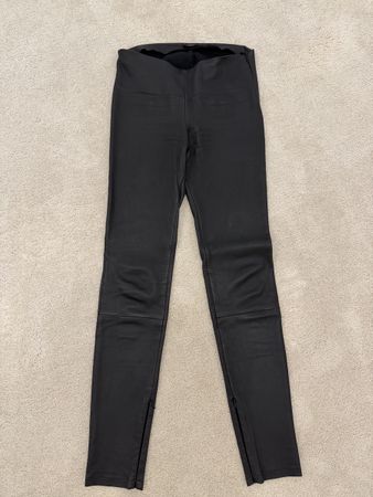 La Perla leather skinny pants