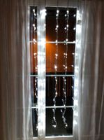 200 LED Lichtervorhang Outdoor Schneefall-Effekt Weiss✨🎄❄️