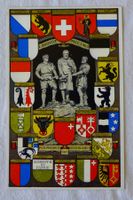 AK 1. AUGUST mit Schweizer Kantonswappen