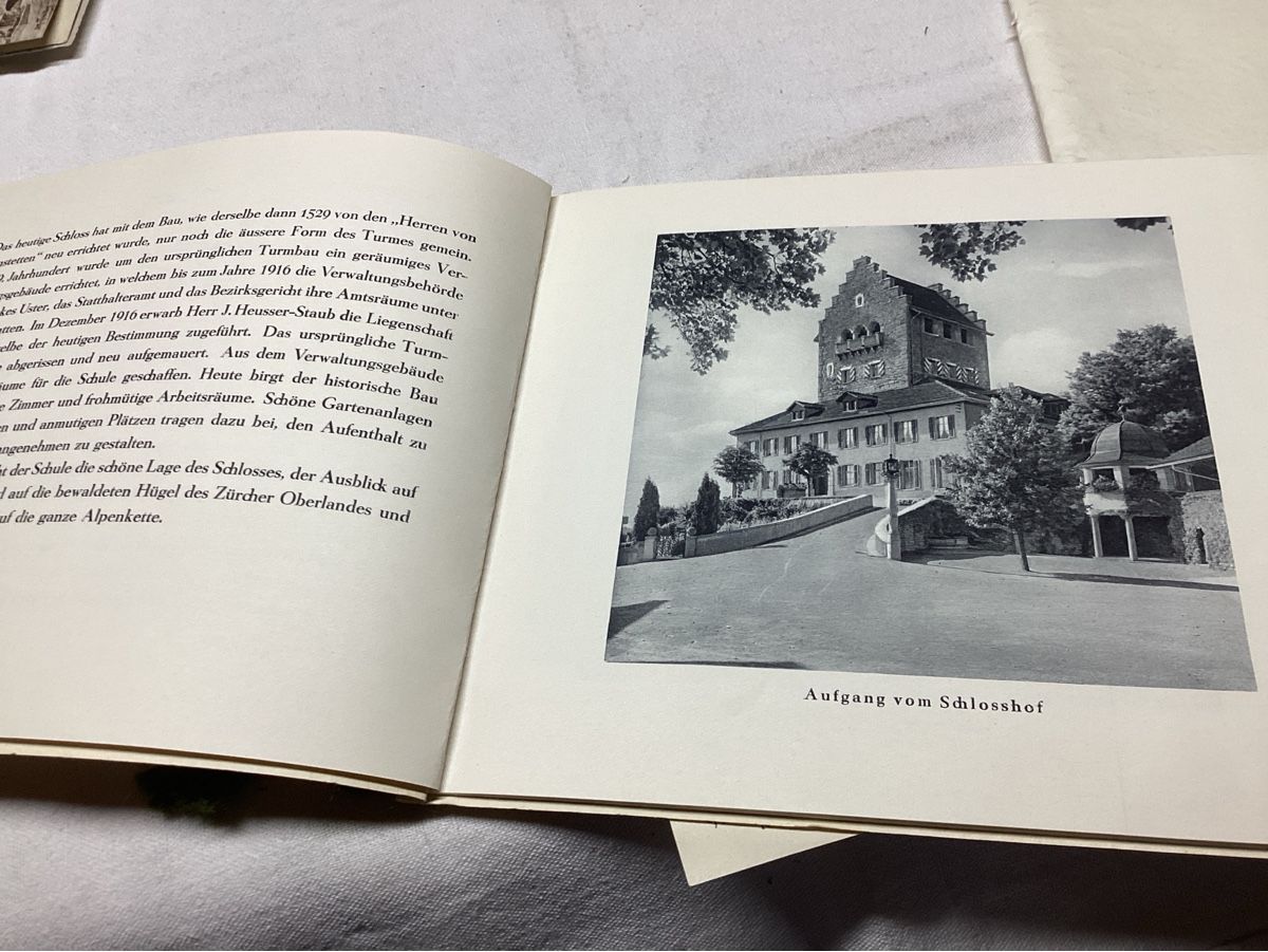 Ansichtskarten: USTER brochure 16 pages + 6 documents 1940 en lot – Gebraucht aus Luc (Ayent) von Rebouille 1