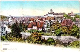 AUBONNE - Historisches Städtchen (im Sommer) ca. 1905 (VD)