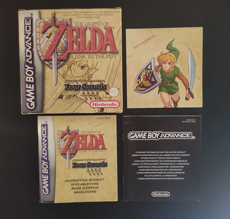 boite-zelda-a-link-to-the-past-four-swords-nintendo-gba-gebraucht