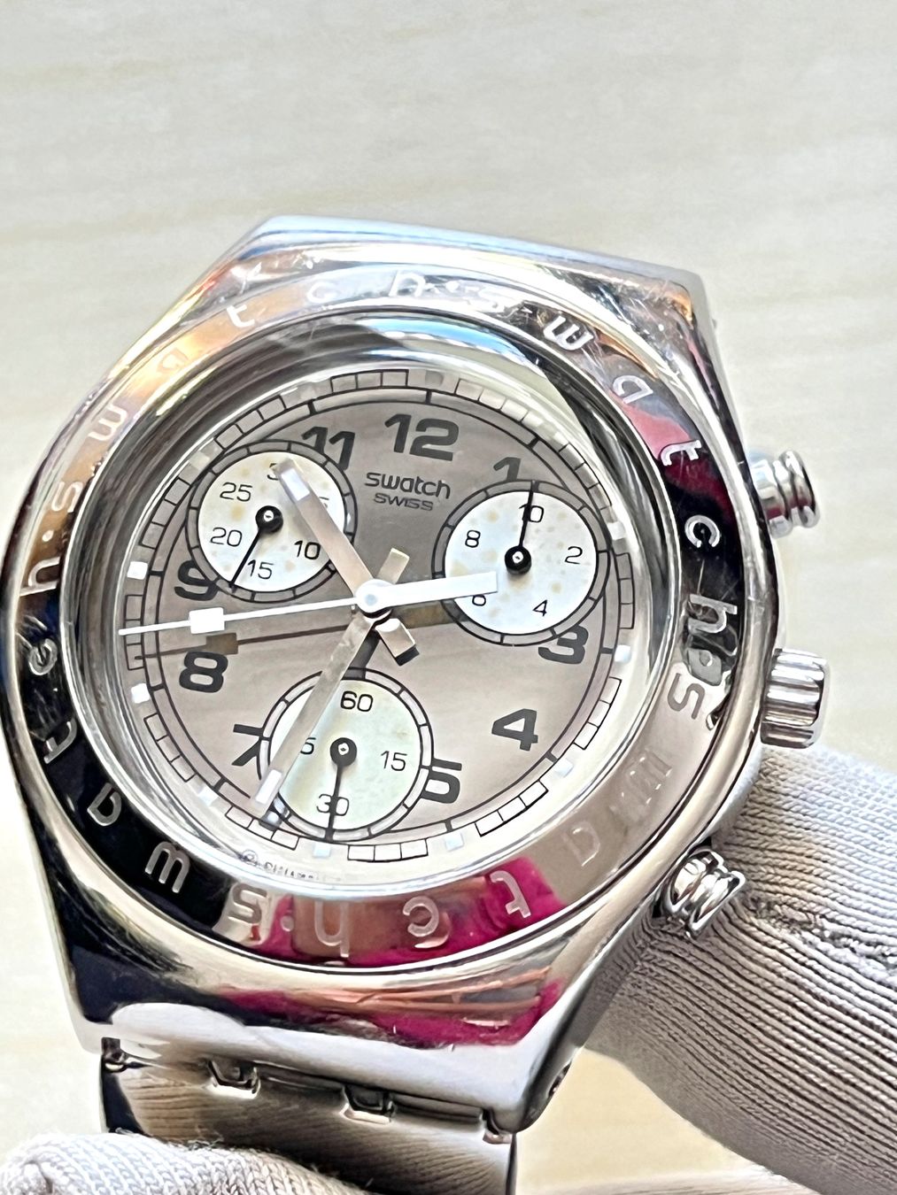 Swatch Orologi: Swatch Irony Chrono, Edelstahl – Usato da Grenchen venduto da chththl 4