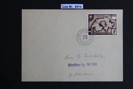 2. Weltkrieg-Karte Territorial - Truppen            Los 6919