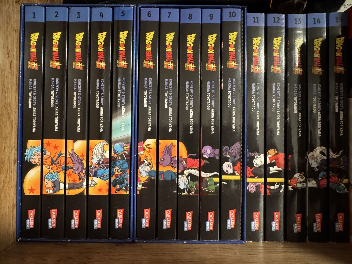 Fumetti: Dragon Ball Super 1-15 (inkl. schuber) – Usato da Zürich venduto da Bear.