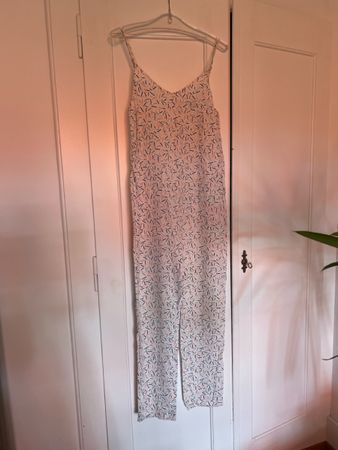 Overall Jumpsuit Prinzess tam tam Grösse 36 weiss gemustert