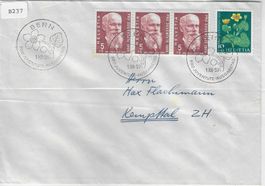 J178 + J179 Mi. 687-688 FDC Bern