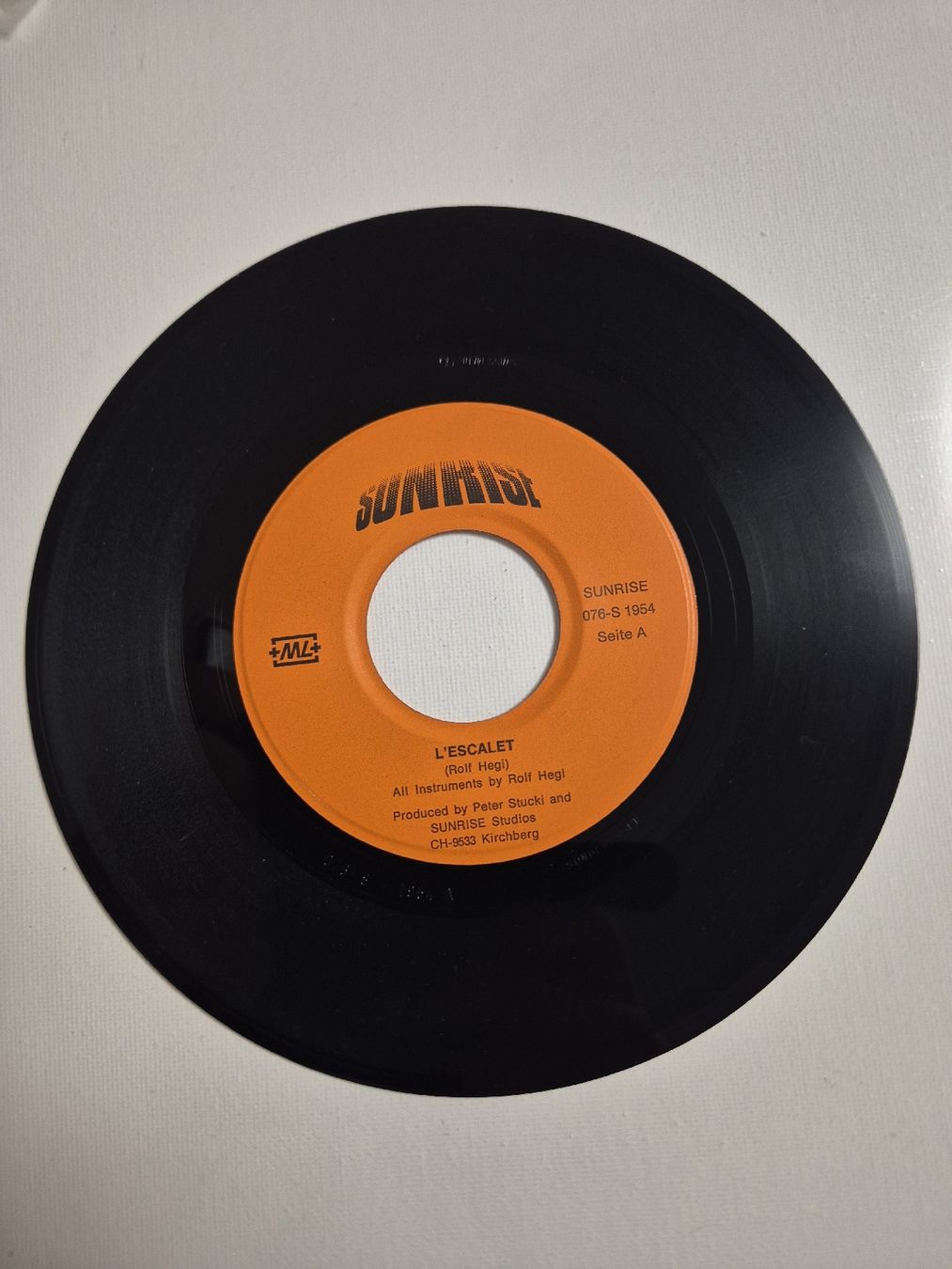 Schallplatten: Rolf Hegi  - L'Escalet / For Nothing - Single 7, CH – Neu (gemäss Beschreibung) aus Uster von newwave0 2
