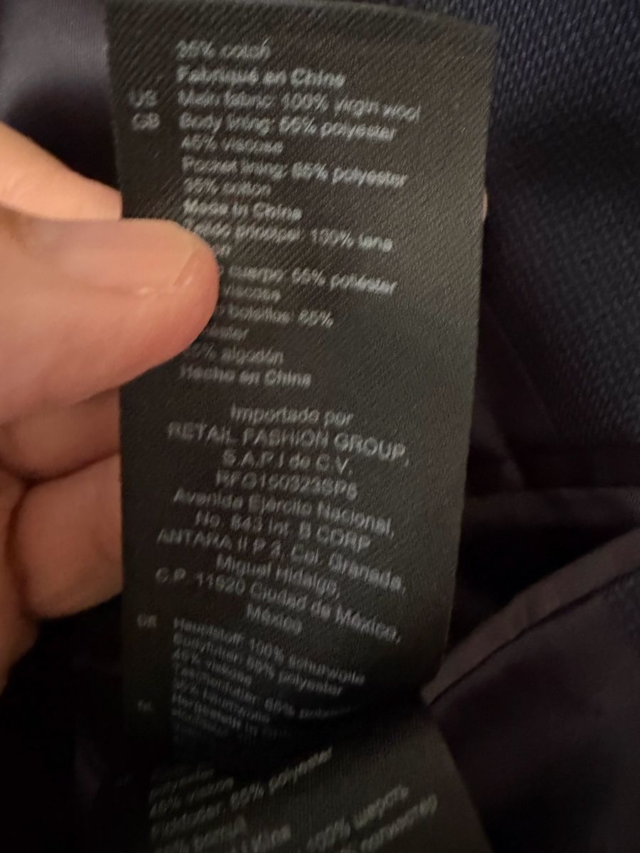 Sandro Vestes: Giacca Uomo SANDRO Blu Taglia 50 – D'occasion à Lugano par can_xdd8 9