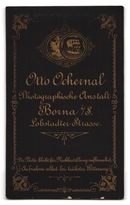 Fotografie & Manifesti: Fotografie Otto Ochernal, Borna, Lobst – Usato da Berlin venduto da bartko-reher 1
