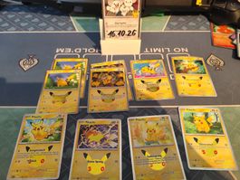 Pokémon Pikachu Karten Set 10 Stück Jubiläumsedition