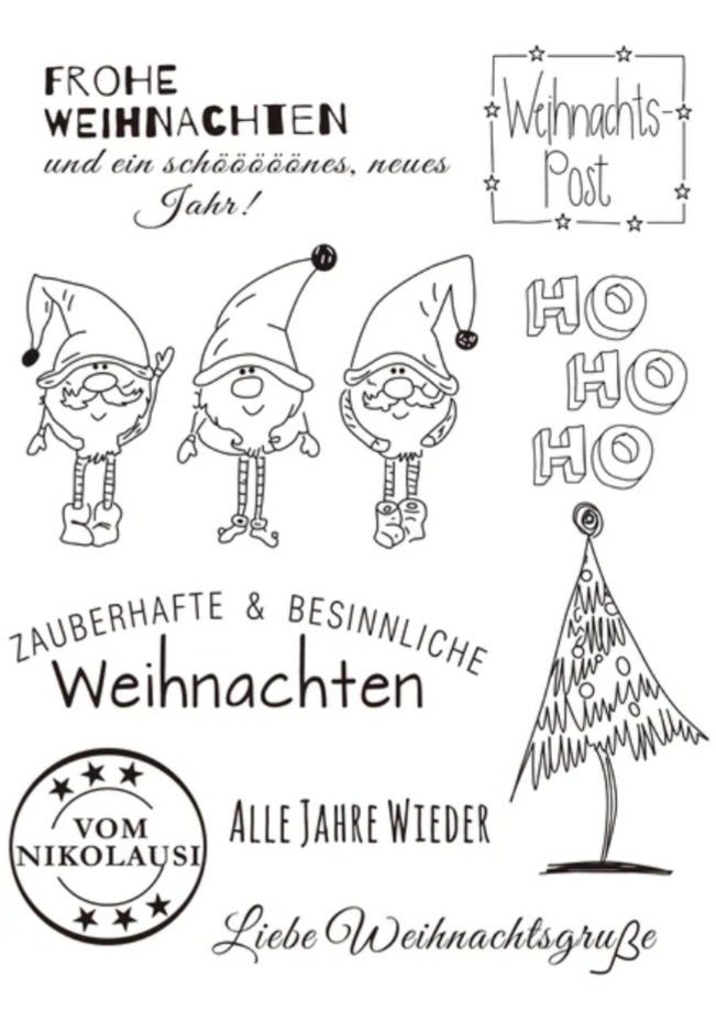Timbri: Silikonstempel Nr.753, Weihnachten – Nuovo e nell'imballaggio originale da Gretzenbach venduto da Fliegepilz56