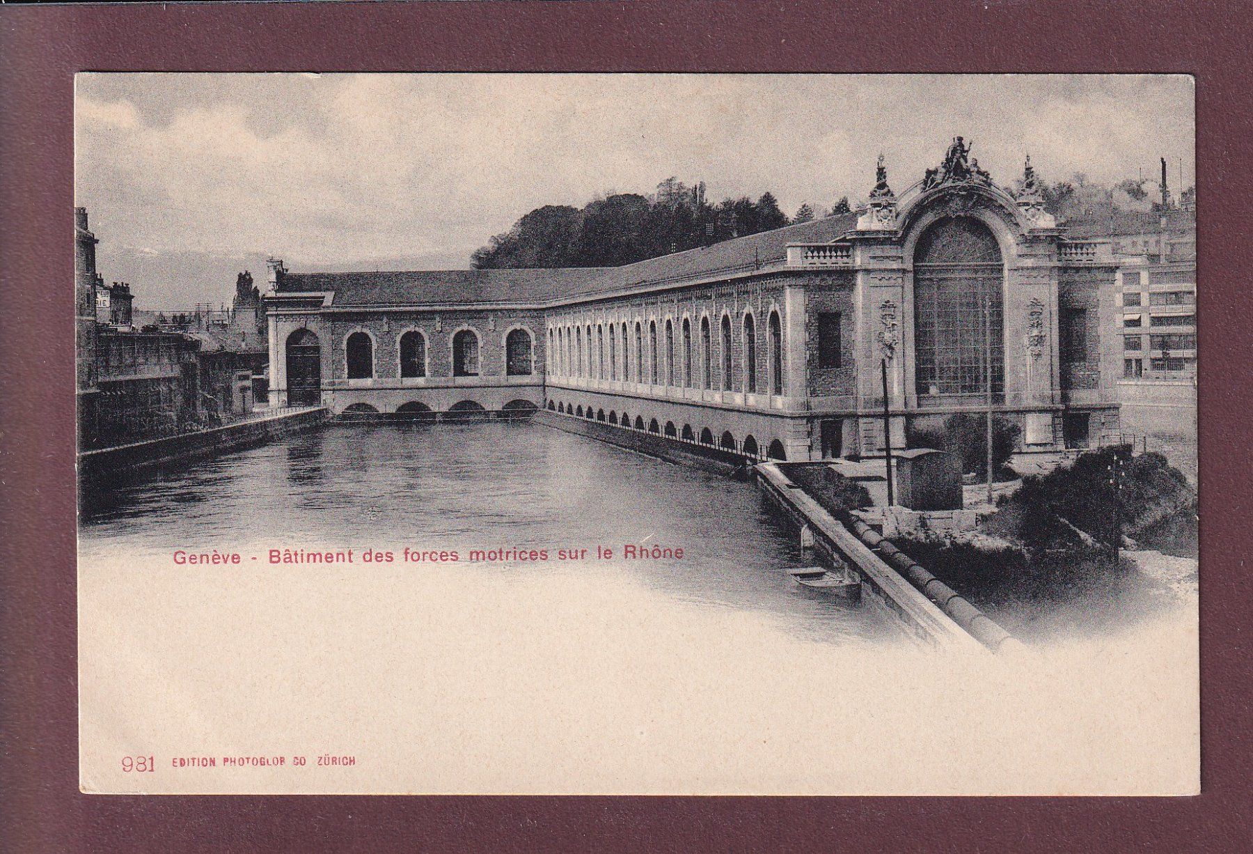 Cartes postales: GENEVE - Bâtiment des forces motrices – D'occasion à Pully par nicecards