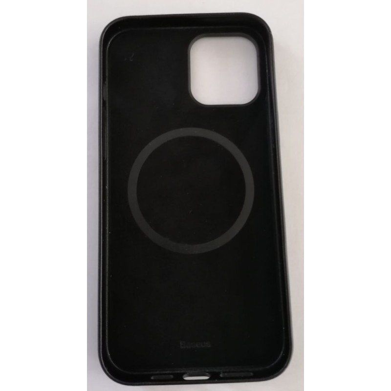 Baseus Cover & Protezioni schermo: Baseus MagSafe Kunstleder Hülle IPhone 12 Pro Max Schwarz – Nuovo (secondo la descrizione) da Bassersdorf venduto da maga1g 2