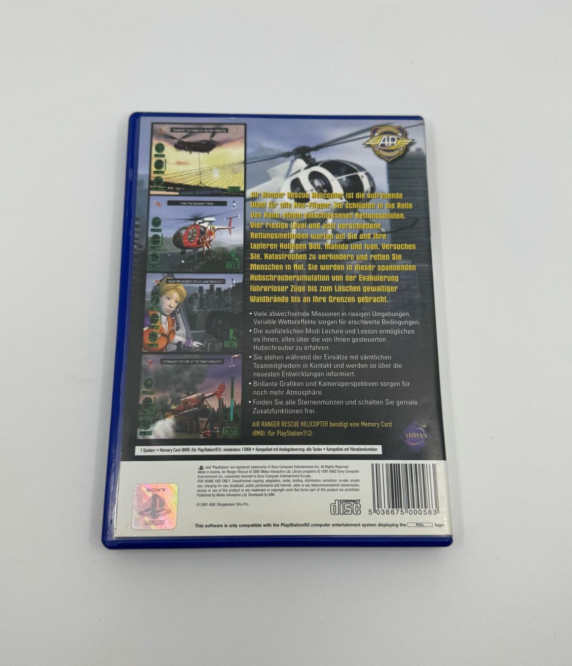 Giochi: Air Ranger Rescue (PS2) – Usato da Herisau venduto da Seyashop1 2