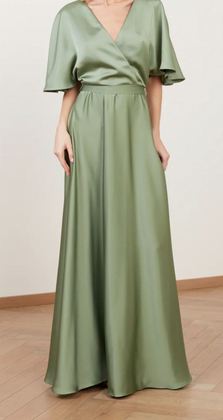 Vestiti: Salbeigrün Maxikleid Grösse M festlich! – Nuovo e nell'imballaggio originale da Oberbipp venduto da Missy2021 1