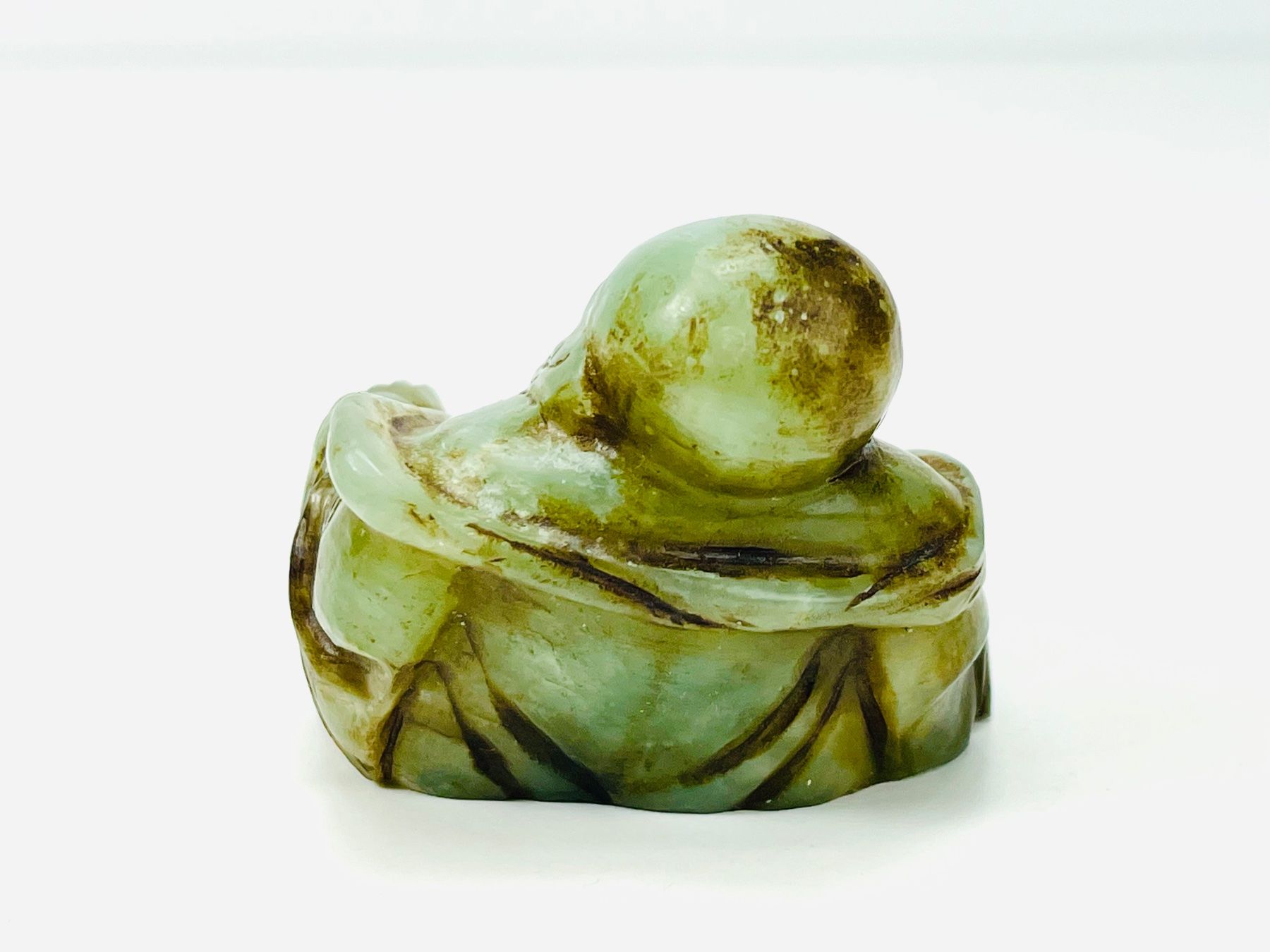 Skulpturen & Statuen: Chinesische Handgeschnitzte Vintage-Buddha-Statue – Gebraucht aus Zürich von Arche_Brockenhaus 3