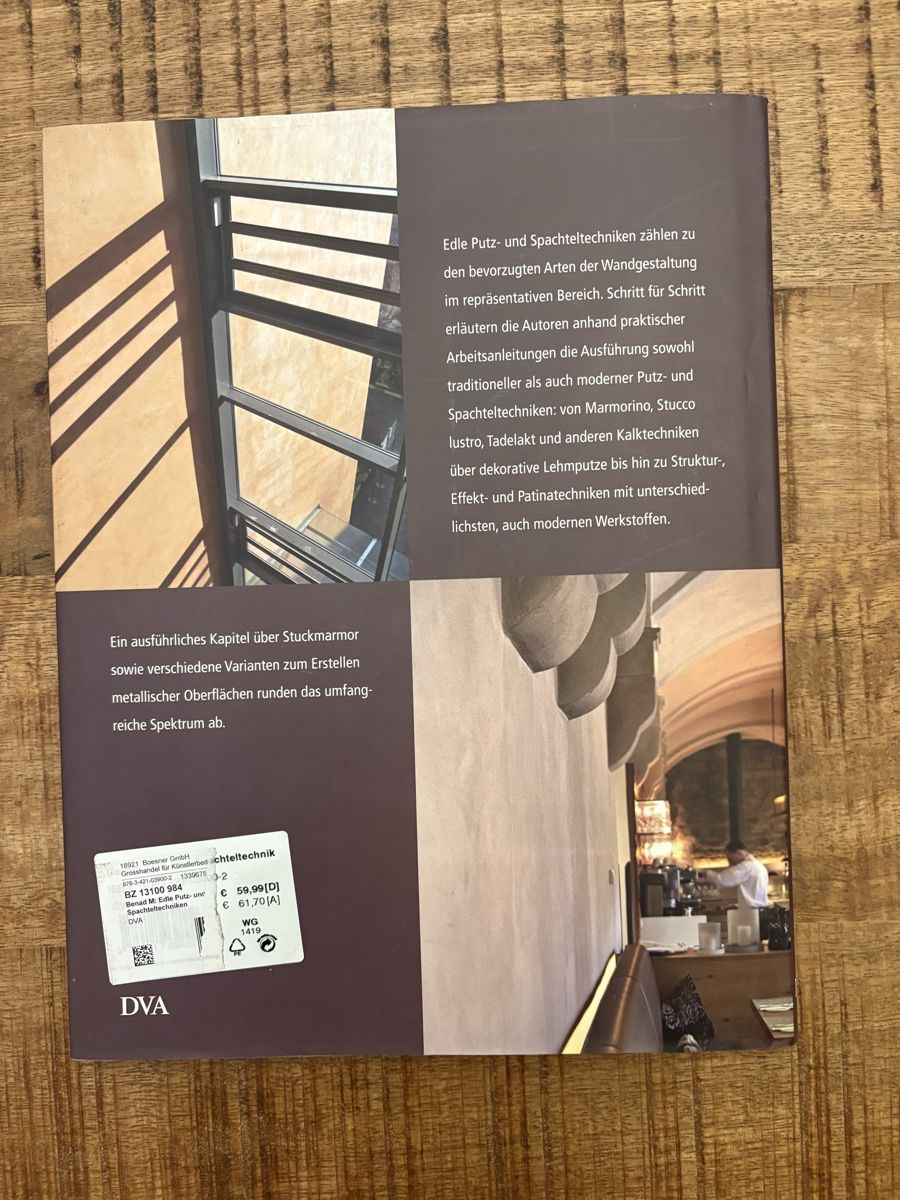 Libri: Edle Putz- und Spachteltechniken – Usato da Thürnen venduto da Yaroc 1