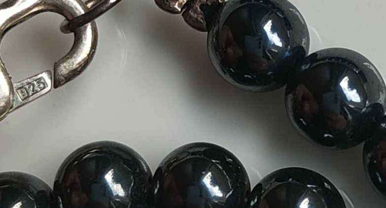 Altri gioielli: Collier, bracelet, bague > hématite et fermoir en argent – Nuovo (secondo la descrizione) da Biel/Bienne venduto da notfun 2