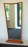 Vintage Spiegel 1960er Buche mit Ablage S379
