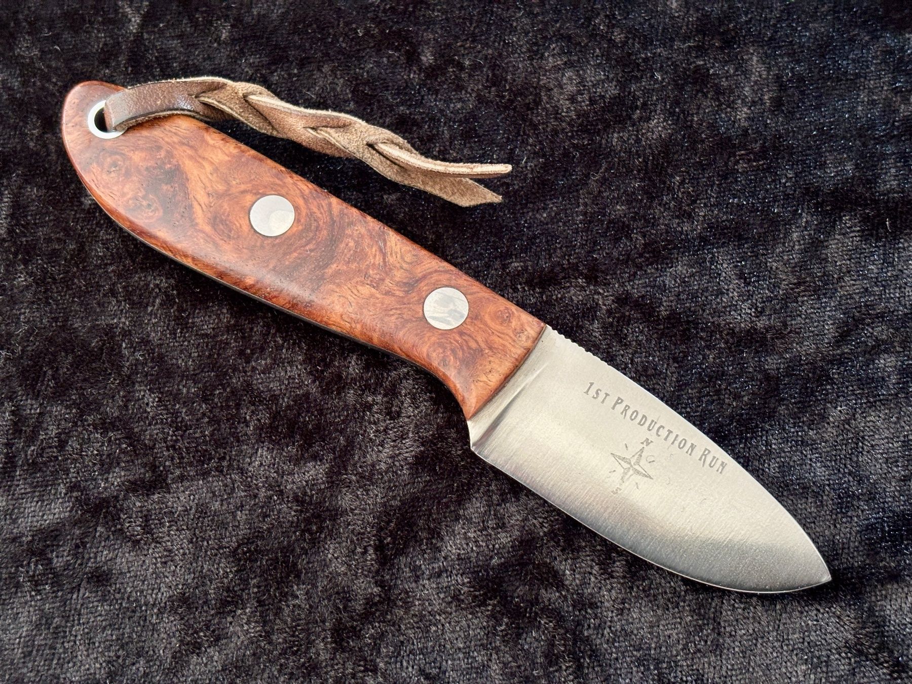 Coltelli tascabile: Bark River PSK, Amboina-Wurzelholz, 12C27 – Usato da Frauenkappelen venduto da Doc_Snyder 1