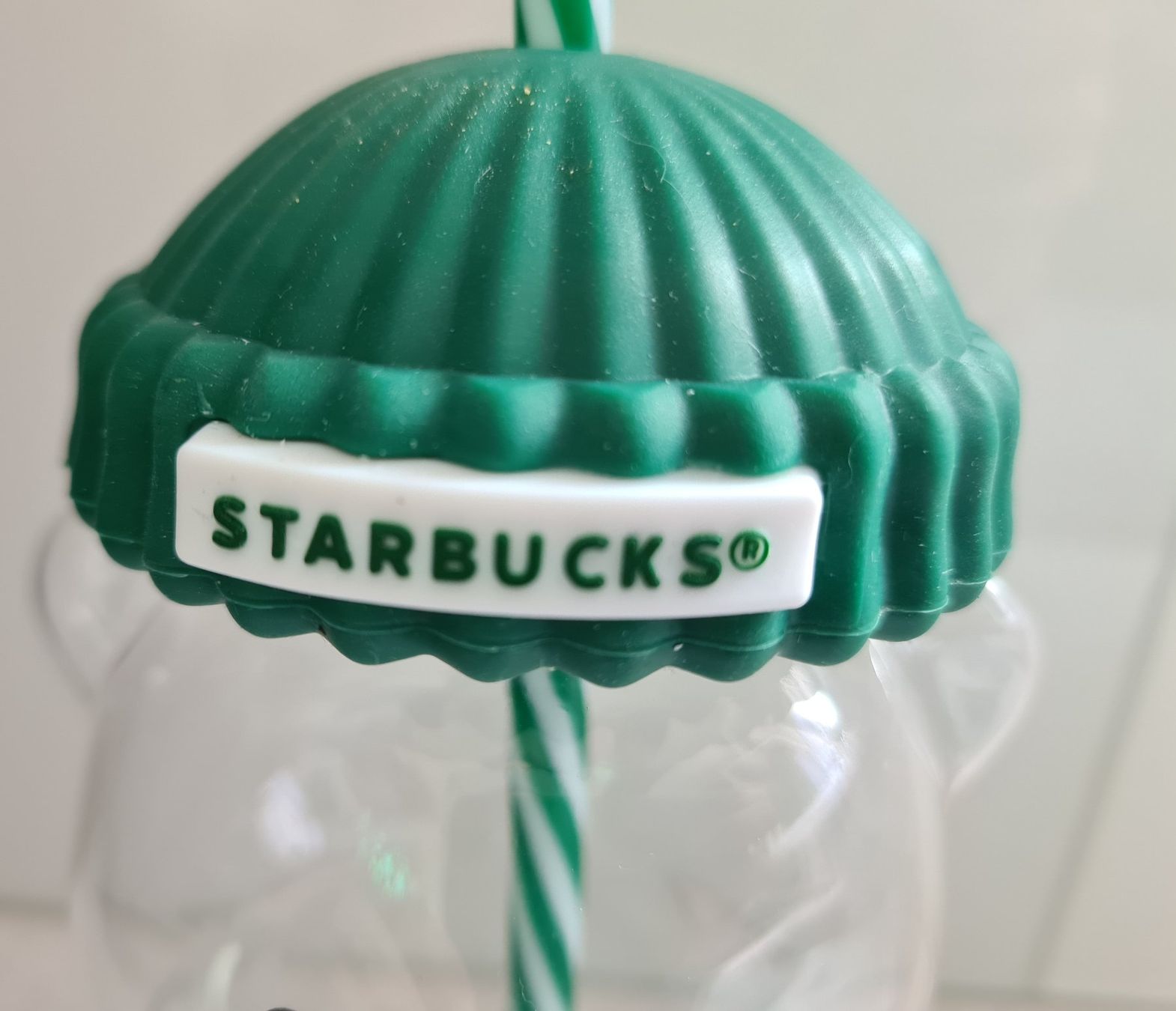 Starbucks Bicchieri: Starbucks Bearista cup, Trinkglas Bärchen mit Röhrli – Nuovo e nell'imballaggio originale da Winterthur venduto da bibummi 3