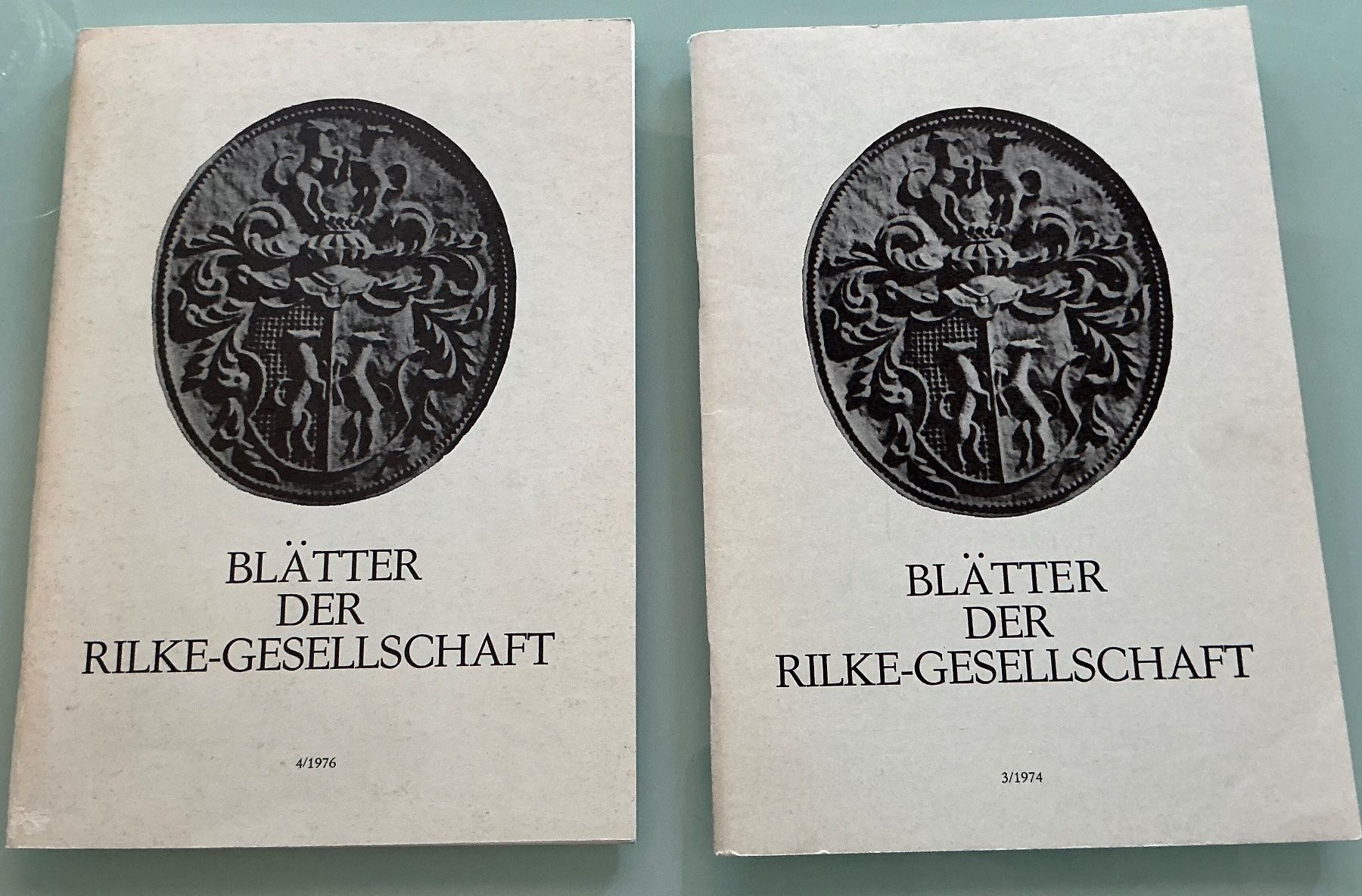 Livres: Blätter der Rilke-Gesellschaft 3/1974 4/1976 – D'occasion à Crans-Montana par plainemorte