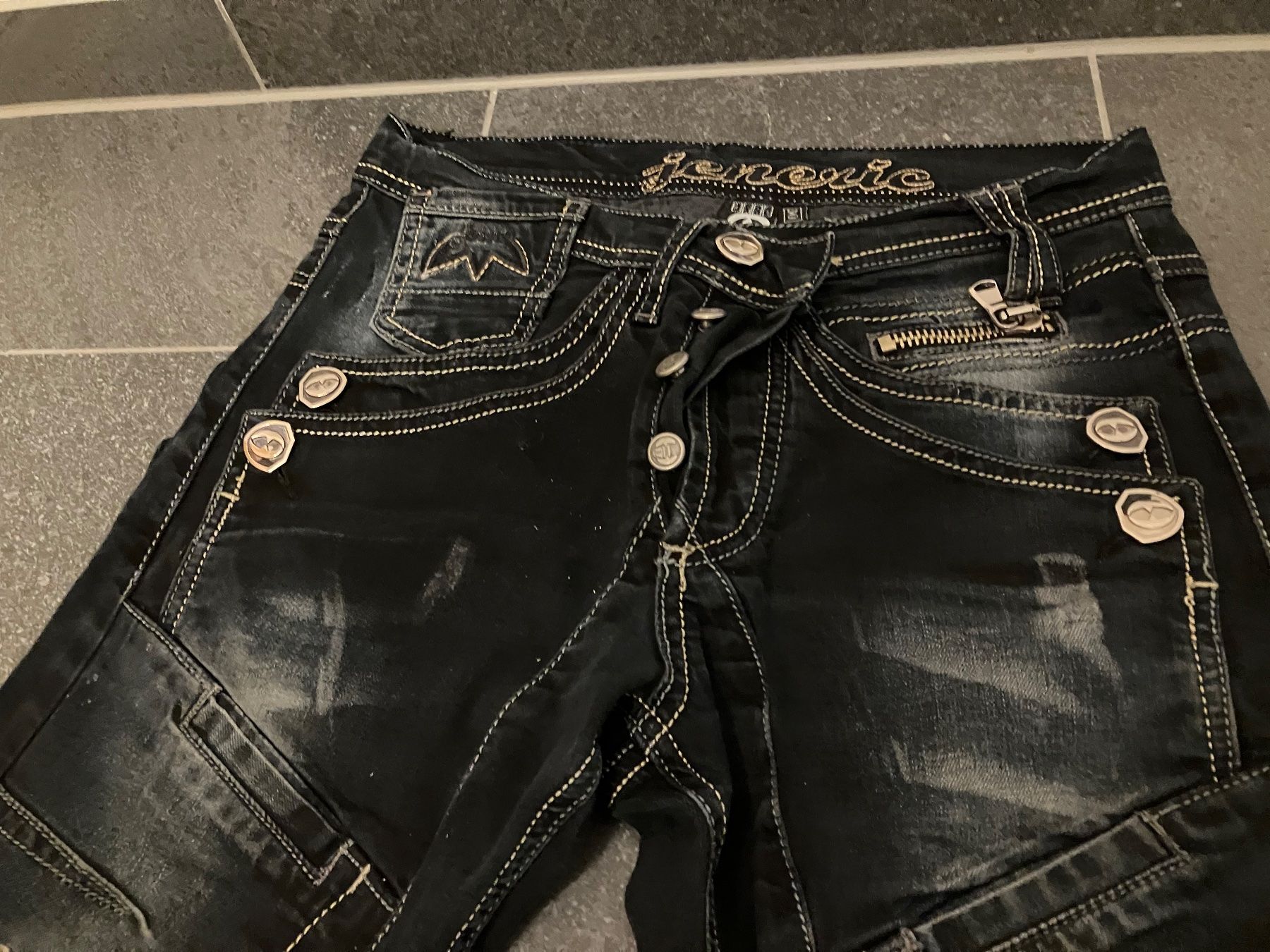 Hosen: Jeans Hose dunkelblau  Gr. S – Gebraucht aus Bettwiesen von Zustand57 2