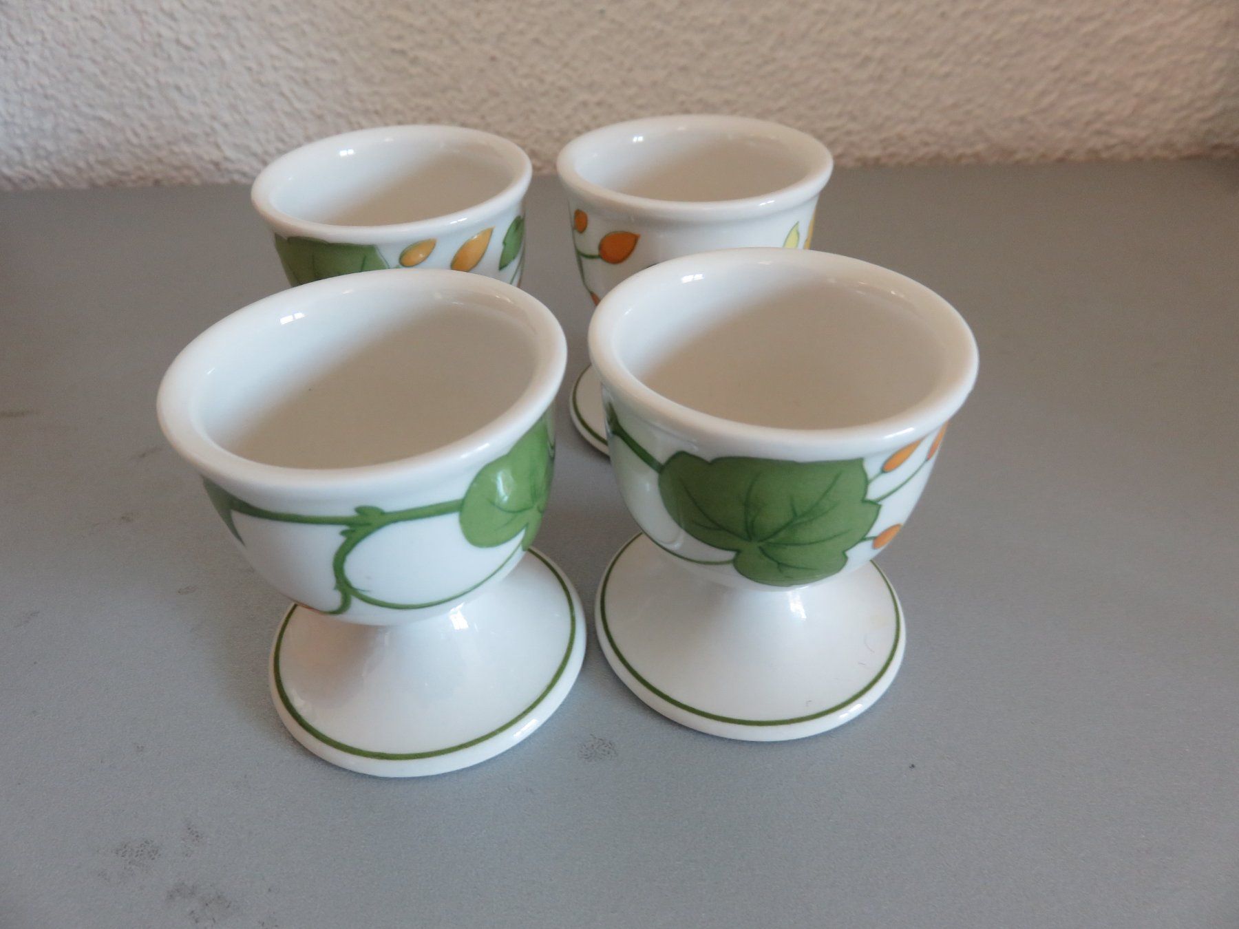 Villeroy & Boch Altre Stoviglie: 4 EIERBECHER aus der Serie Geranium – Nuovo (secondo la descrizione) da Lachen SZ venduto da portofino01 1