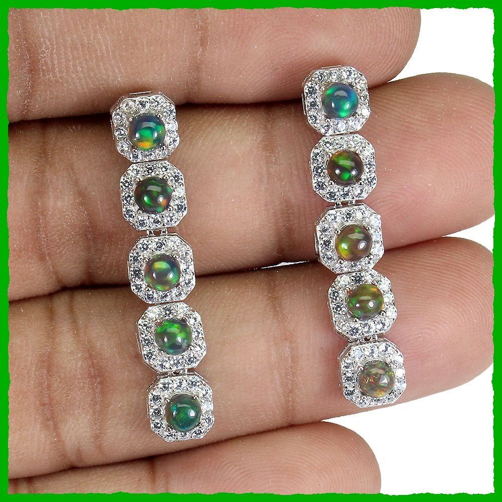 Orecchini pendenti & Orecchini a lobo: BLACK OPAL, Schwarzer Opal Ohrhänger 925 Silber – Nuovo e nell'imballaggio originale da Oberglatt ZH venduto da Goldfee1 1